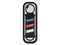Barber Pole Icon Multi-Color Embroidered Iron-On or Hook & Loop Patch Applique
